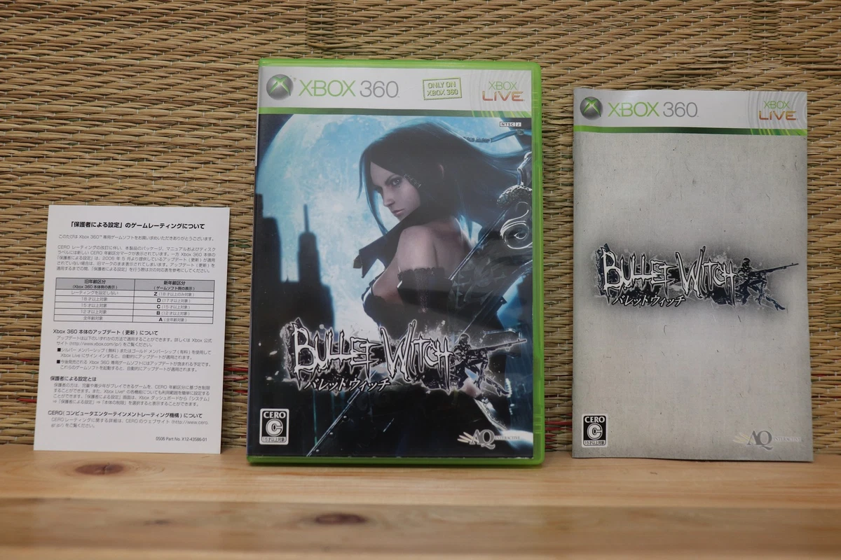 Microsoft Xbox 360 Bullet Witch NTSC-J (Japan) Video Games for