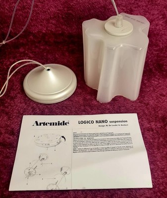 Artemide Logico Mini Deckenleuchte italienische Glas Pendelleuchte (unbenutzt Ex-Display)