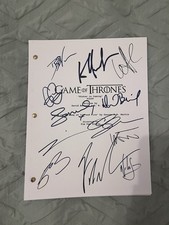 Game of Thrones Pilot Signed Script Reprint Sean Bean, Kit Harrington etc