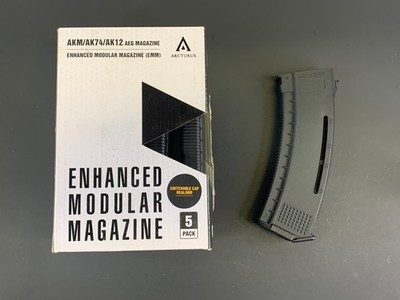 ARCTURUS AK MOD1 30/130Rds Variable-Cap Windowed EMM Magazine BLK [5PACK]