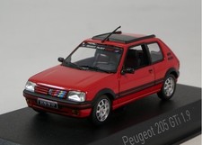 Norev Peugeot 205 GTi 1.9 PTS Deco Vallelunga Red 1991 1/43 471751