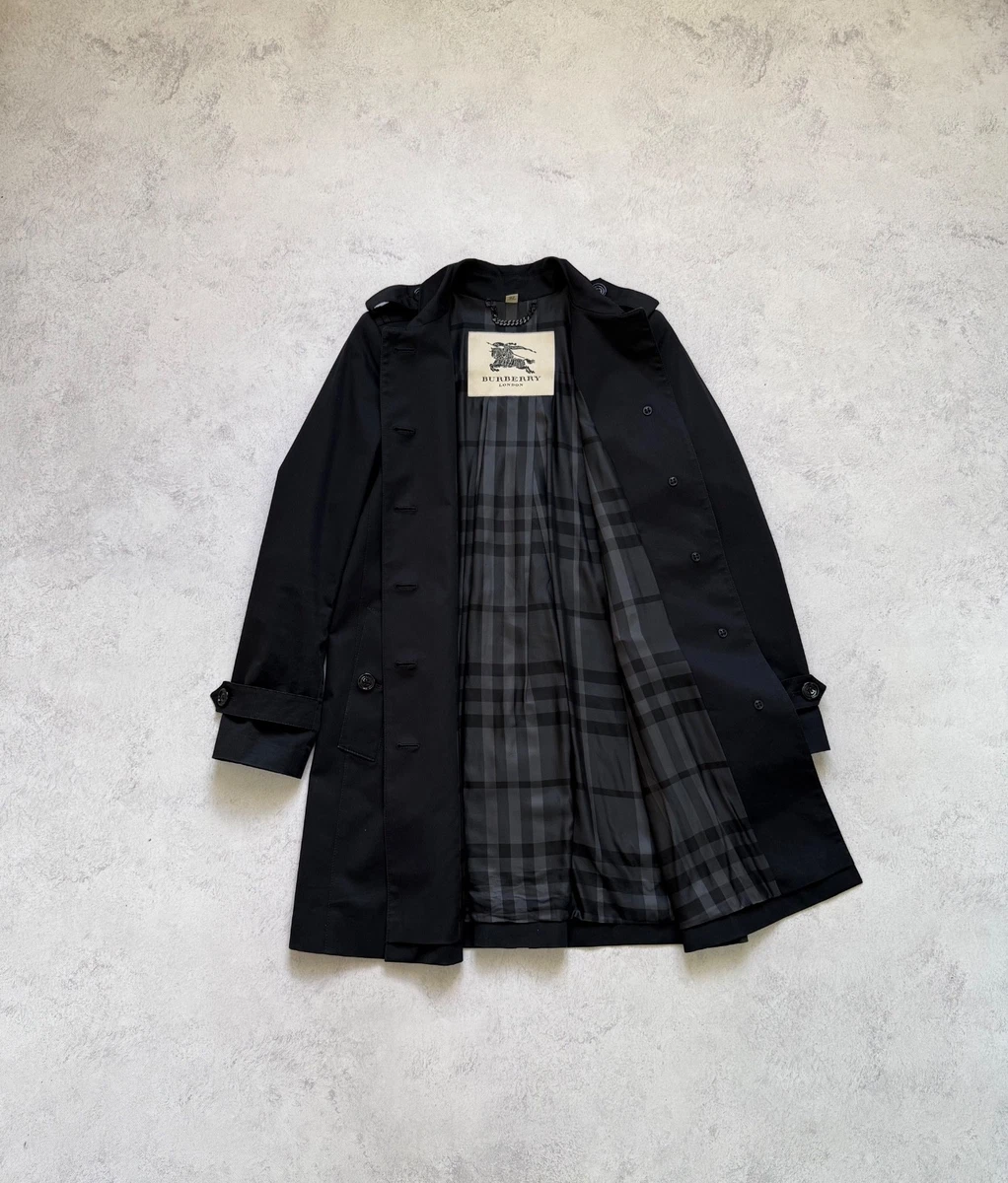 Burberry London Black Trench Coats Coats, Jackets & Vests for