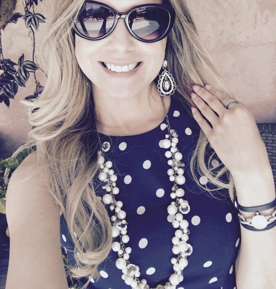 Chloe + Isabel Pearl + Crystal Drops Long Necklace Brand New FREE SHIPPING - Image 2 of 4