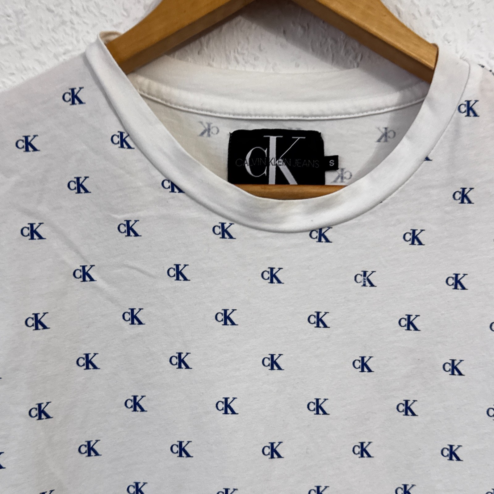Calvin Klein Jeans All-Over Logo Print T-Shirt image 4