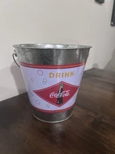 Coca-Cola Galvanized Handled Bucket. Collector’s Bucket