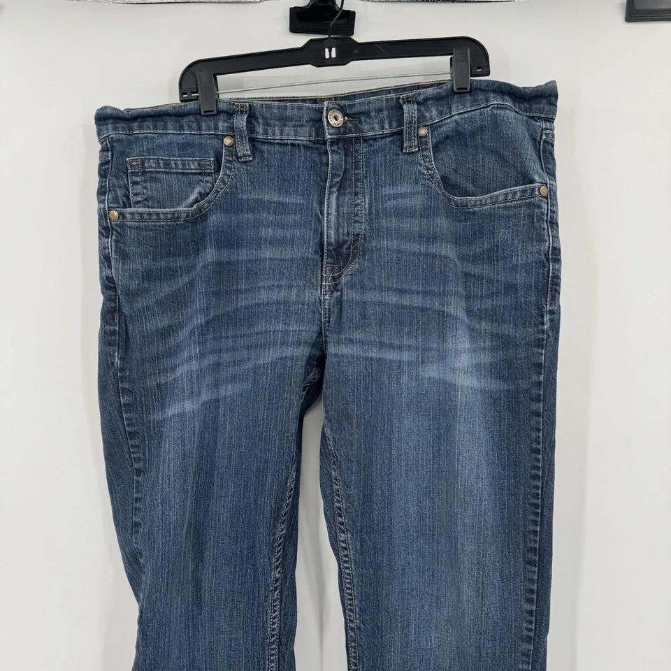 Jeans Cody James Para Hombre 40x34 Largo Azul Lavado Oscuro Denim Jean Western Rodeo Vaquero Foto 2 de 4