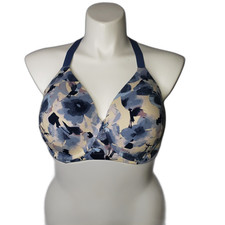 Ambrielle Bra Womens 40DD Livesong Floral Racerback Full Coverage Support