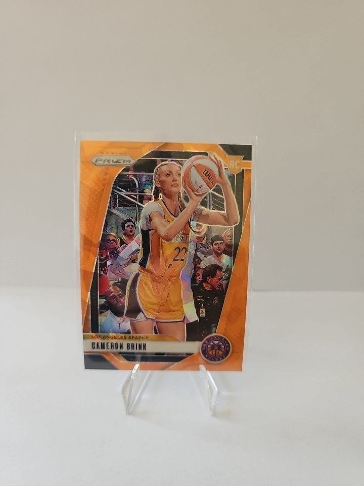 2024 Panini Prizm WNBA - Cameron Brink #127 Orange Ice Prizm (RC)