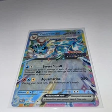 VAPOREON EX POKEMON HOLO PRISMATIC EVOLUTION STAMP NM 23/131