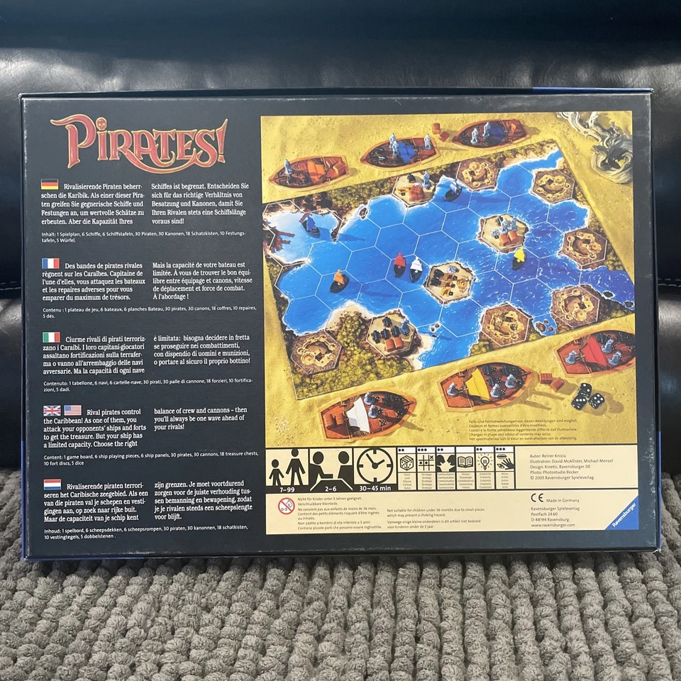 RARE! Pirates! Ravensburger 3D Board Game 2005 MINT - Image 2 of 4
