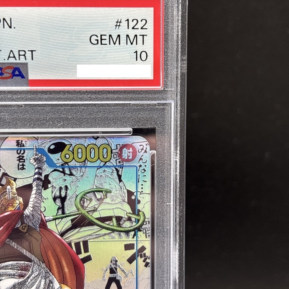 PSA 10 Sogeking OP03-122 Comic Parallel Manga Alt Art One Piece