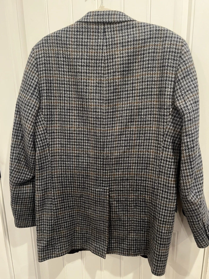 Blazer J Press Donegal Mist 40 L Azul Gris Marrón Tweed  Foto 3 de 4