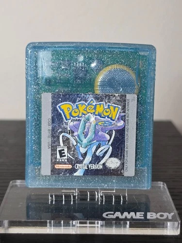 Pokemon: Crystal Version (Game Boy Color, 2001) - Authentic, new battery, works!