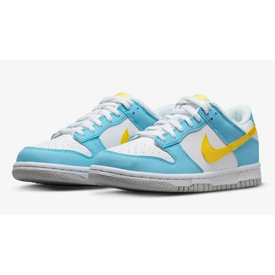 Nike Dunk Low GS ''Homer Simpson'' - Blue Chill - UK 5 - DX3382-400
