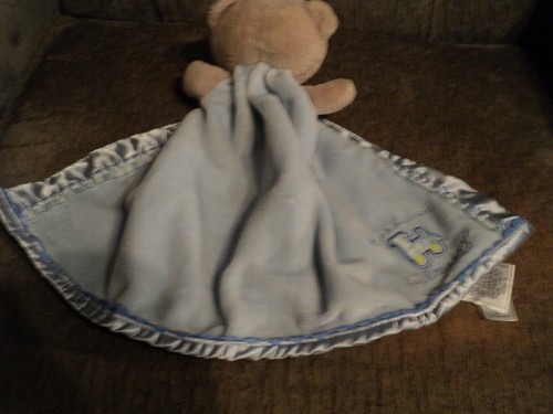 Carters Thank Heaven for Little boys security blanket bear rattle plush - Bild 5 von 6