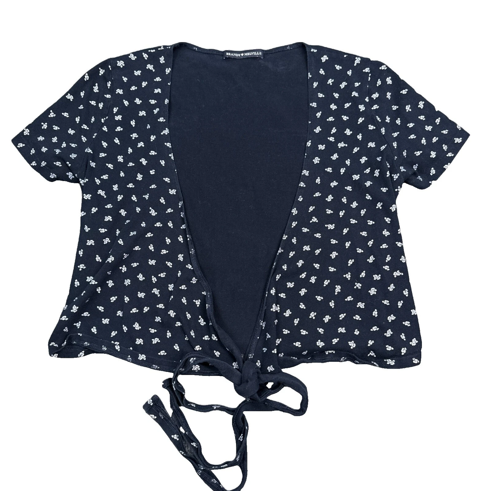 Топы женские Brandy Melville женские с цветочным узором