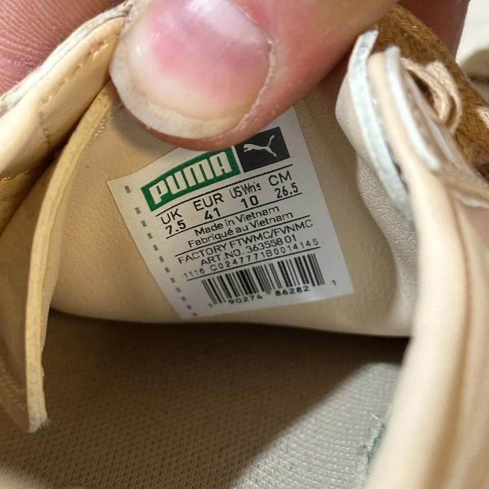 Zapatillas deportivas Puma Basket Platform para mujer talla 10 color tostado frappe charol Foto 3 de 4