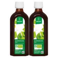 250ml x 2 Complément alimentaire détox foie jus de bouleau bio  weleda