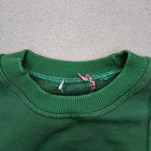 VTG Tommy Hilfiger Sailing Gear Sweatshirt Mens Large Green Spellout Color Block - Picture 6 of 8