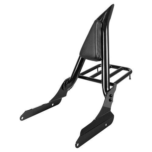 Detachable Backrest Sissy Bar Luggage Rack For Shadow VLX 600 VT600C 1999-2008 - Picture 4 of 12