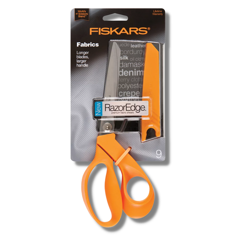 Fiskars RazorEdge Fabric Shears Genuine - Ultra Sharp Dressmaking Scissors - Foto 16 di 20
