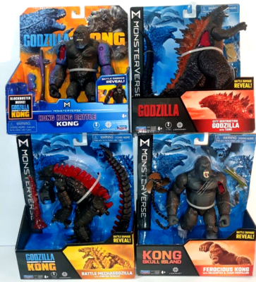 Playmates Toys Godzilla vs Kong Battle Legendary Monsterverse