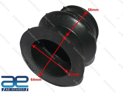Pour pour Royal Enfield Nettoyant D'Air Distance Caoutchouc Noir Aes - Photo 3/13