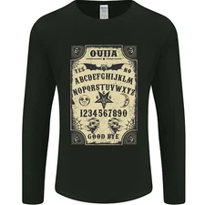 Ouija Board Voodoo Demons Spirits Halloween Mens Long Sleeve T-Shirt