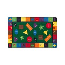Flagship Carpets Simple Shapes Educational Carpet Rug for Home or School Lear...