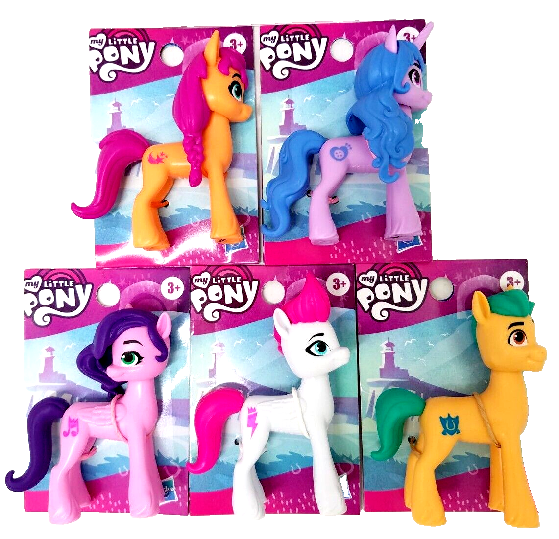 My Little Pony New Generation Movie Set of 5 Sunny Izzy Hitch Zipp