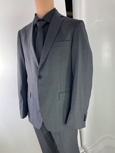 Mens Suit UTES 96% Wool Color Dark Grey Size 38 Exellent Condition - Picture 3 of 20