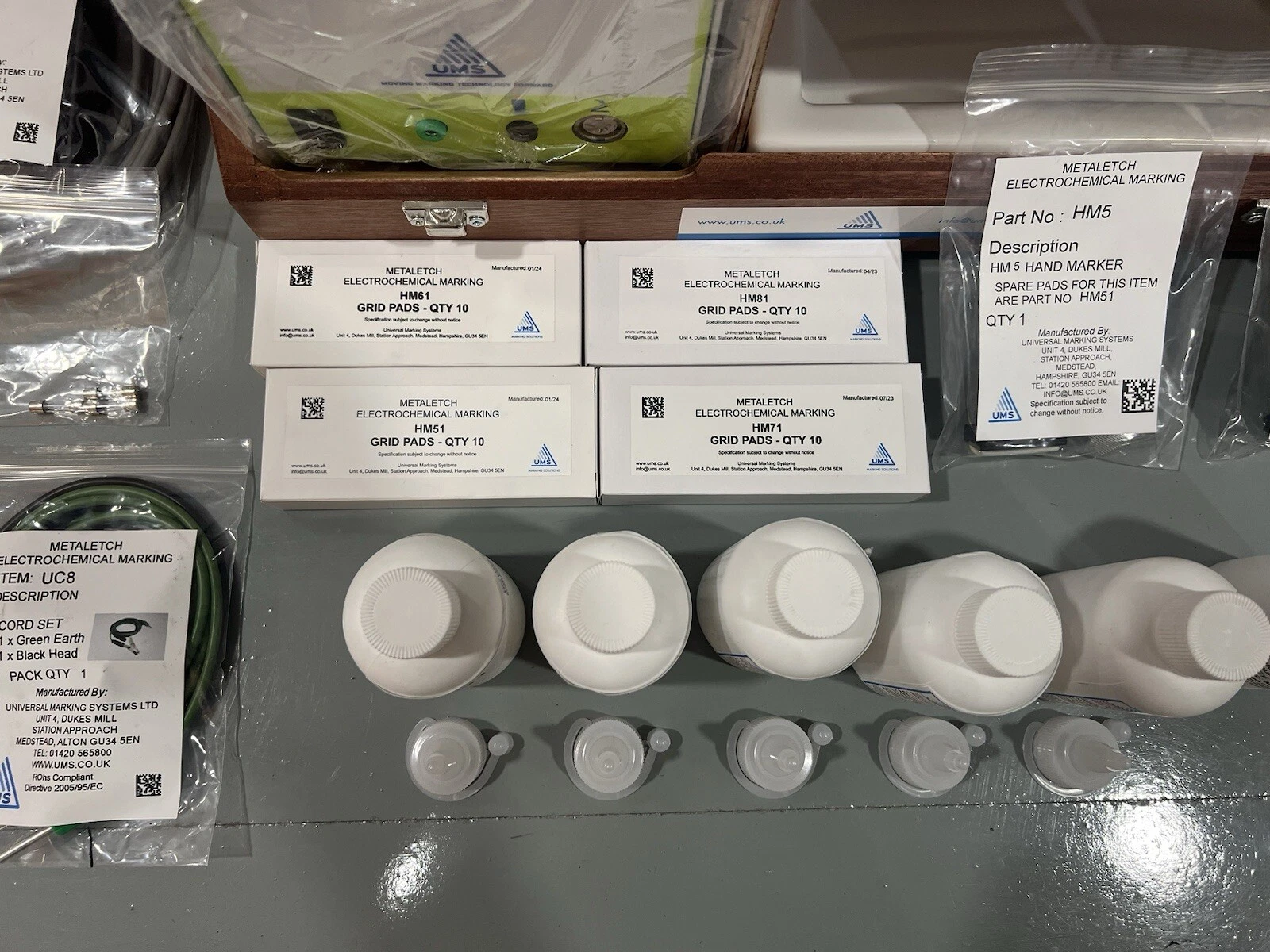 Metaltech ME3000T Advanced UMS Electrochemical Marking Machine Kit - Brand New 9