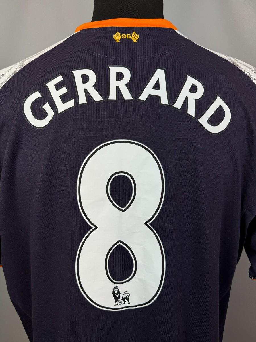 LIVERPOOL 2012 2013 GERRARD THIRD SHIRT FOOTBALL SOCCER WARRIOR