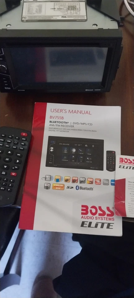 Boss System Elite 6.2" Wide-screen Touchscreen Bluetooth Dvd/MP3/ CD  Receiver  - Image 2 of 4