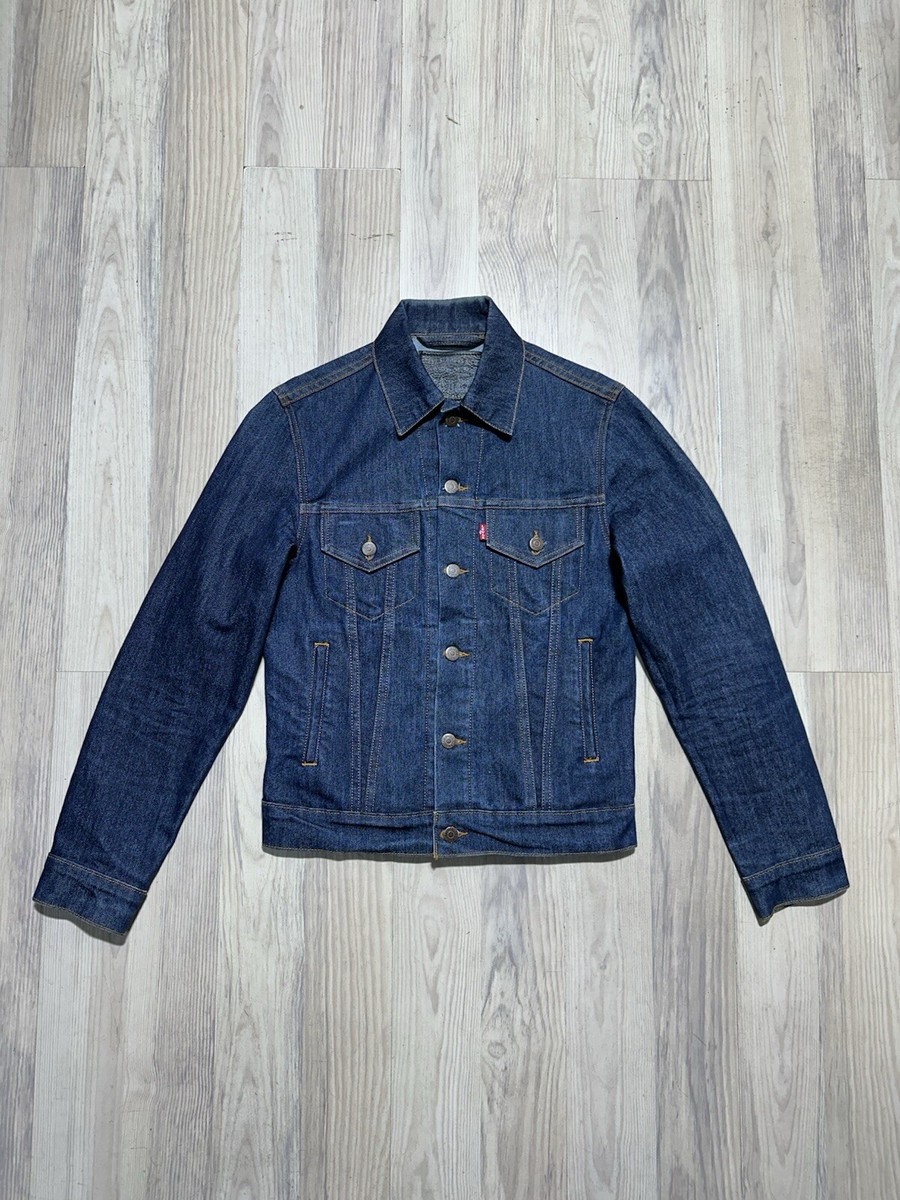 ジャケット・アウター NIKE X LEVIS DENIM JACKET Nike SB x Levi's Men's Denim Trucker Jacket (Sioux) M Medium