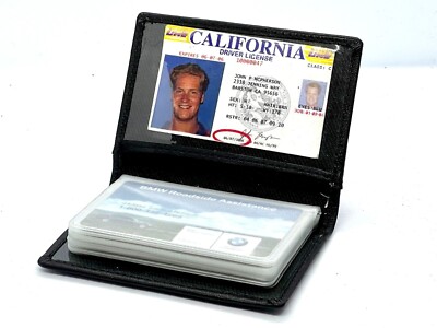 Black Leather Business Credit Card Wallet Pocket Organizer Clear Sleeve Insert | eBay Black Leather Business Credit Card Wallet Pocket Organizer Clear Sleeve Insert | eBay