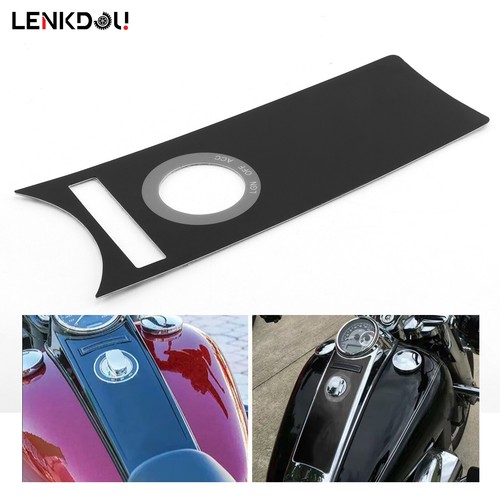Black Fuel Tank Dash Insert Dash Console For Harley Touring Road King FLHR 08-24 - Picture 9 of 10