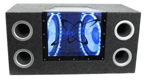 PYRAMID BNPS102 10'' 1000W Neon Dual Bandpass Car Subwoofer