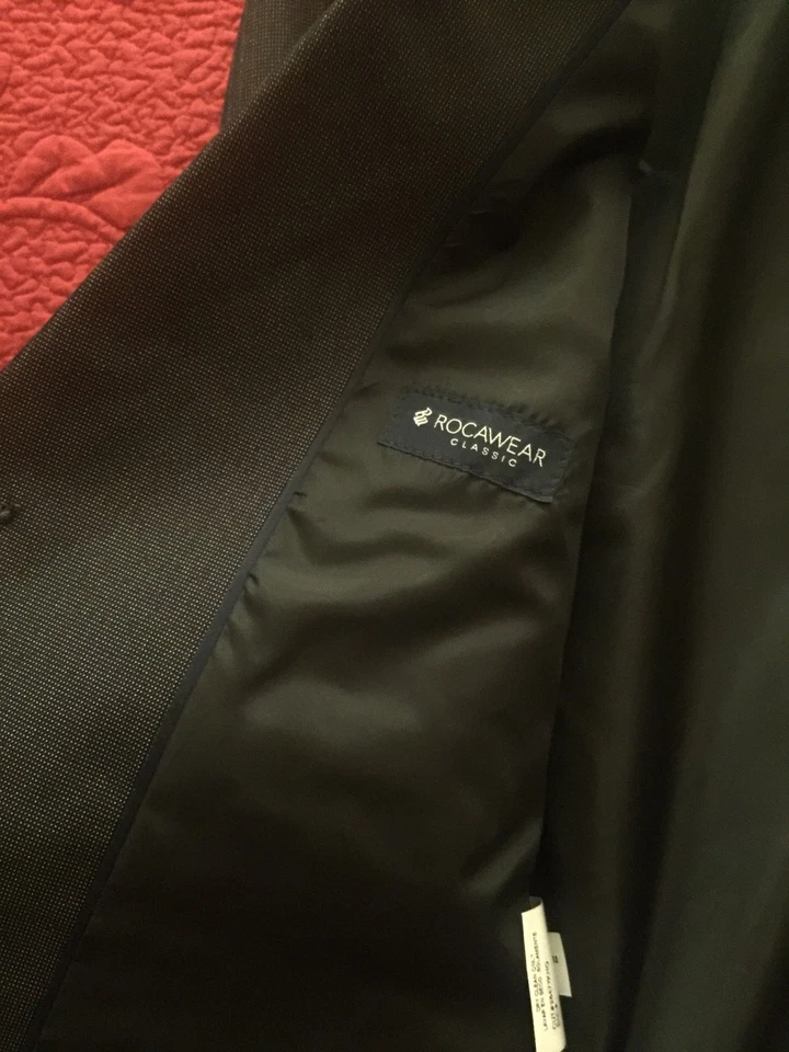 Nuevo con etiquetas Traje Rocawear Niños 10 12 Chaqueta Pantalones Conjunto Nautica Calvin Klein J Crew $155 Foto 3 de 4