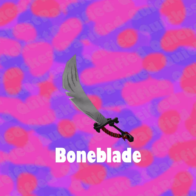 Roblox Murder Mystery 2 MM2 Boneblade Godly Knife and Guns