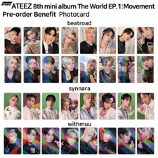 ATEEZ 8th Mini Album The World EP.1 Movement POB Official Photocard KPOP K-POP