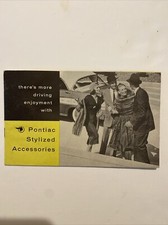 1957 Pontiac Dealership Accessories Catalog Original Stylized Mirror Lamp Seats