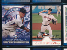 Lot (2) Parker Bridwell #5 21 2010 2012 Grandstand Shorebirds  (CW62) SWSW6