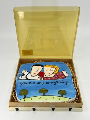 NEW Sandra Magsamen Silvestri YOU ARE MY EVERYTHING'' Wife Hubby GIFT Wall Plaque