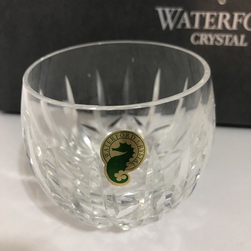Pair of Waterford Crystal Tumblers with Spoon 4-25 ~3" wide - Picture 2 of 9