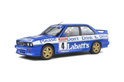 Solido BMW M3 E30 #4 BTTC 1991 Tim Harvey Team Labatts 421181350 Modellauto ...