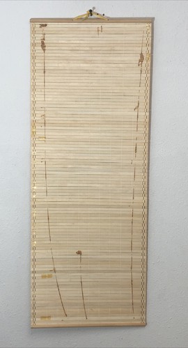 VERY NICE!! Vintage Bamboo Hanging Wall Scroll Asian Ladies FREE SHIPPING! - Picture 2 of 3