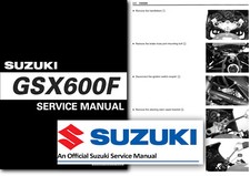 Suzuki GSX600F Service Manual GSX600 Workshop 1998 to 2006 Shop FACTORY KATANA