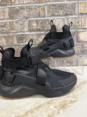 black huarache trainers