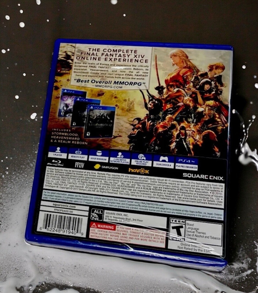 Final Fantasy XIV Online Complete Edition PS4 Stormblood+